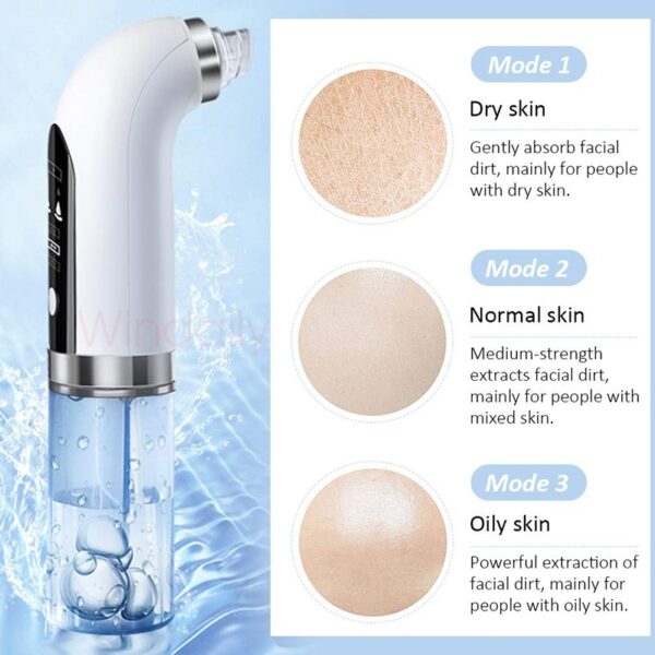 Hydra Facial Black & White Head, Remover Acne, Pimple and Wrinkle Remover Pore Cleansing Machine